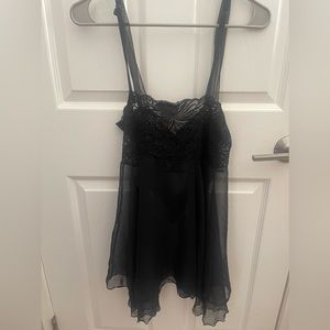 Victoria Secret Gold Label Black Top